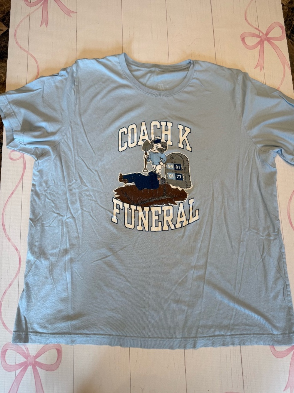 Barstool Sports Coach K Funeral T-shirt Best for XL